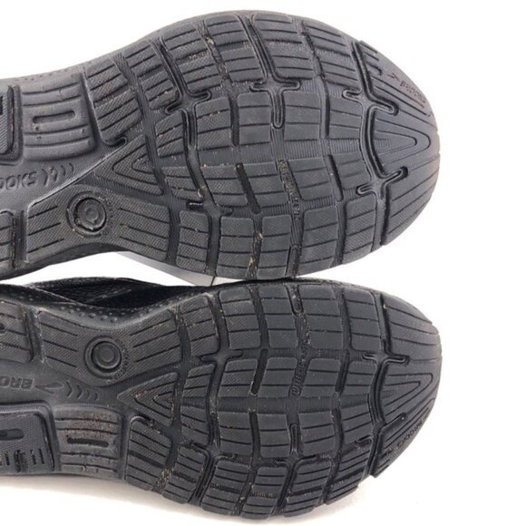 Brooks Ghost 16 Wide Black Road Running Shoes 8 EE main image 8